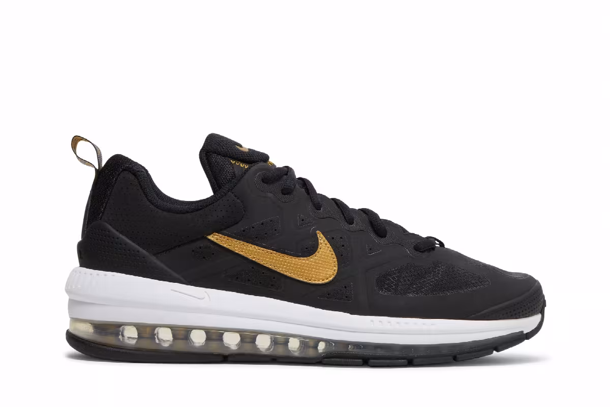 Nike Air Max Genome Black Metallic Gold, view 2