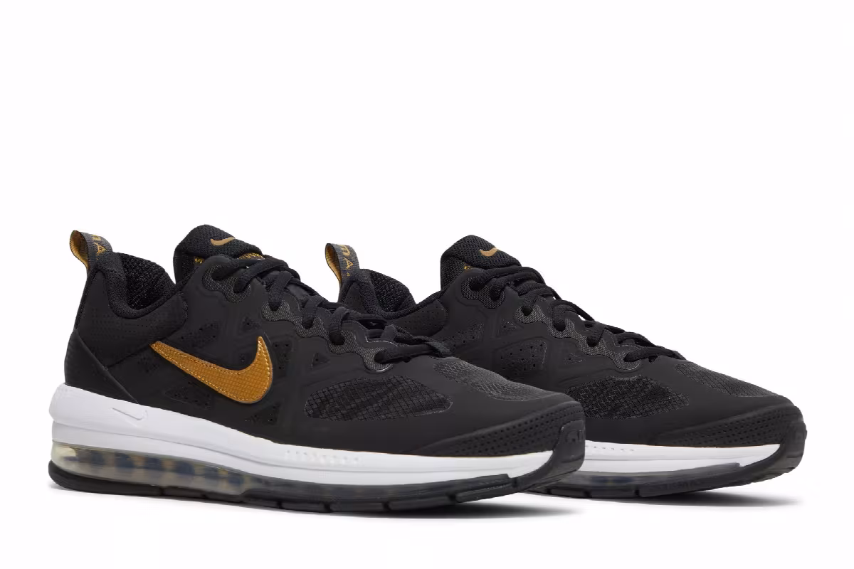 Nike Air Max Genome Black Metallic Gold, view 9