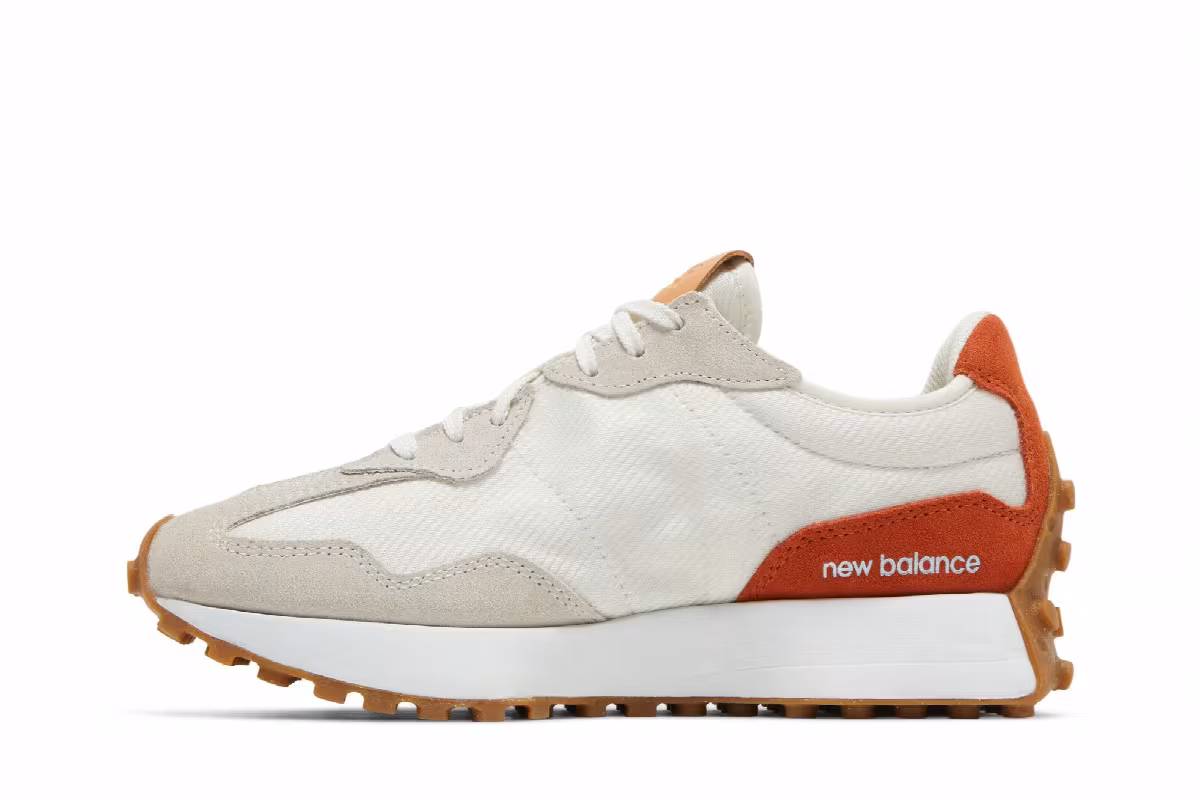 New Balance Women's 327 Sea Salt Rust Oxide, view 4