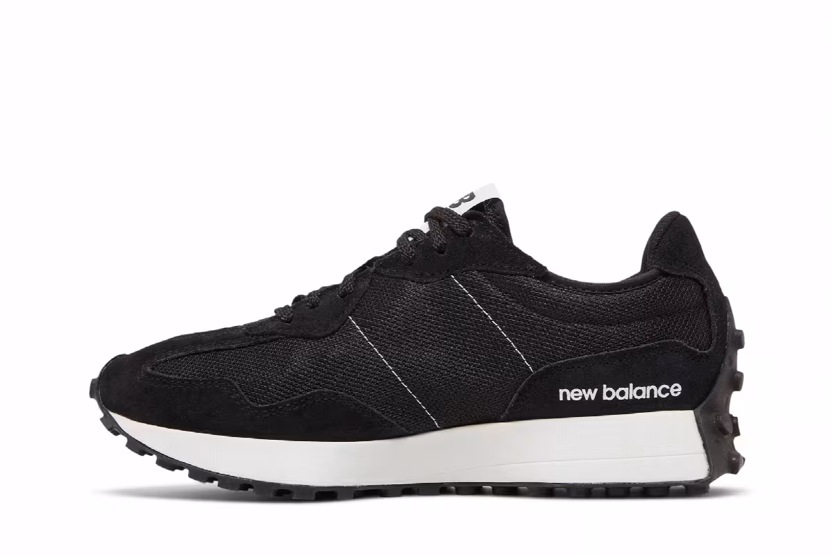 New Balance 327 White Black, view 4