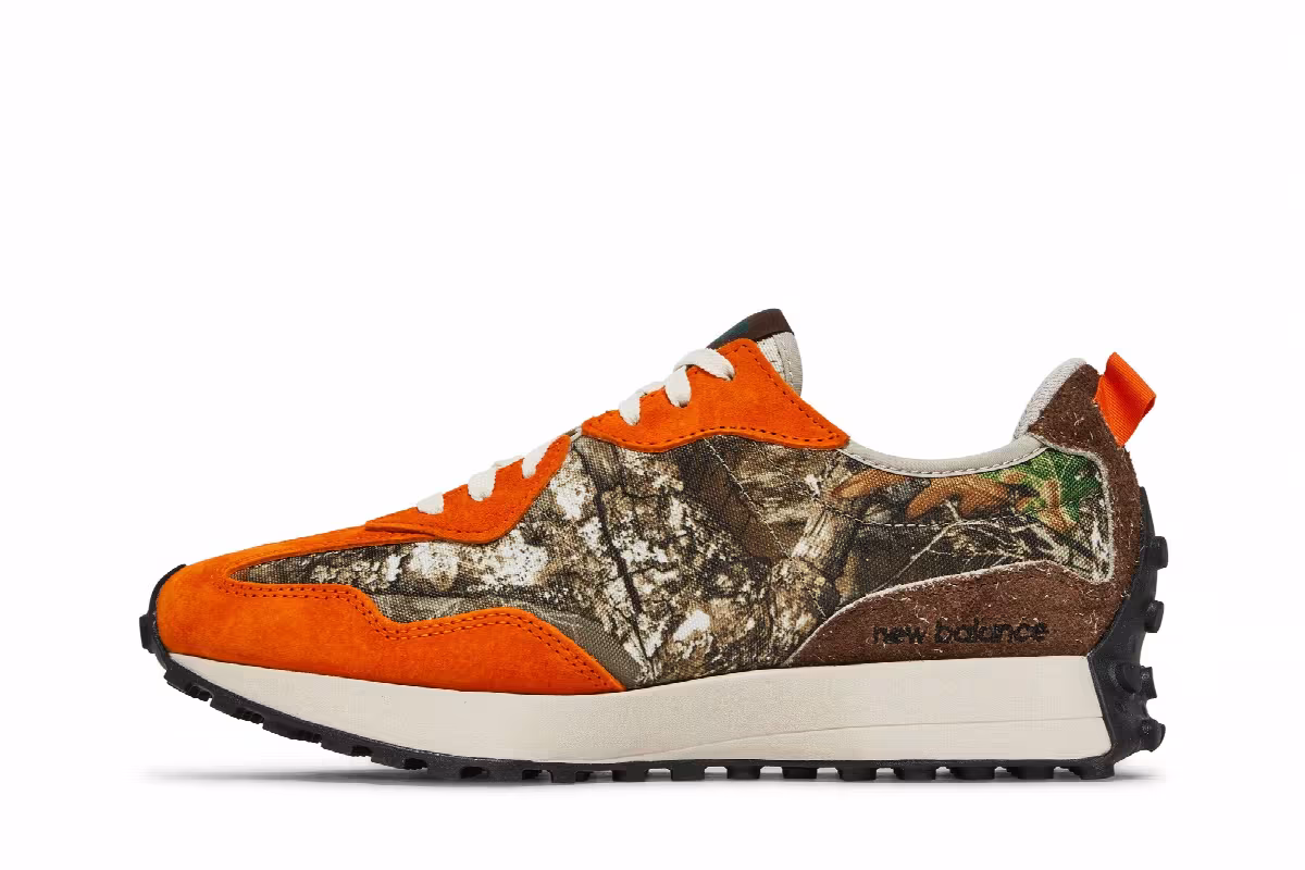 Realtree x atmos x New Balance 327 Camo, view 4