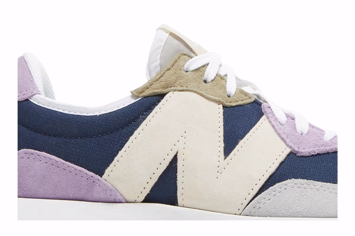 New Balance Women's 327 Natural Indigo Raw Amethyst, view 3