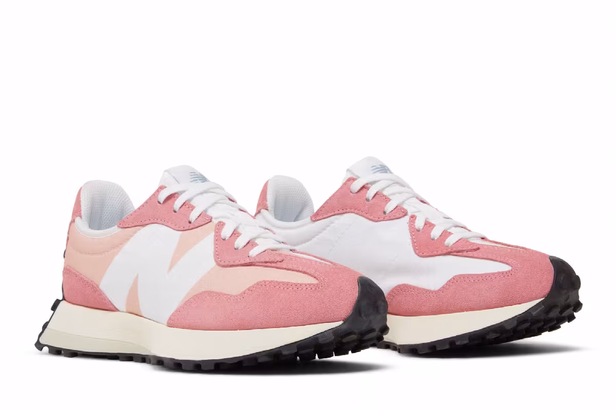 New Balance Women's 327 Natural Pink, view 9