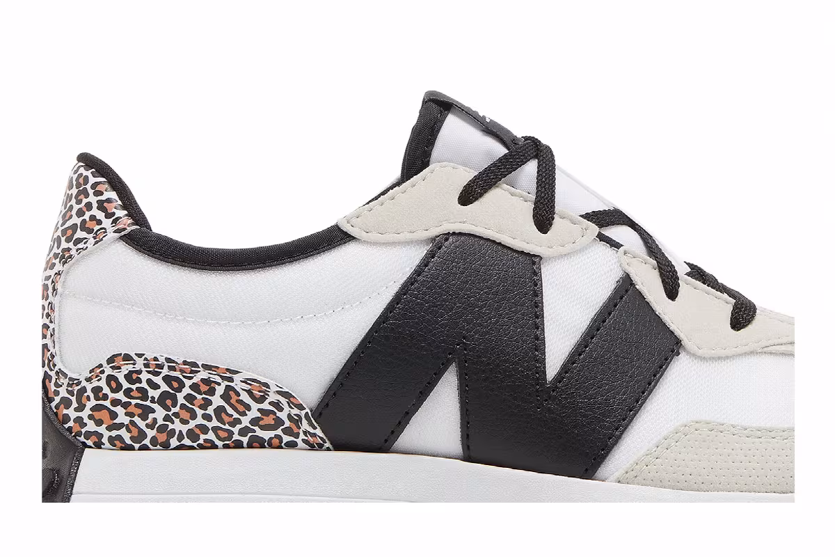 New Balance 327 Big Kid Leopard, view 3