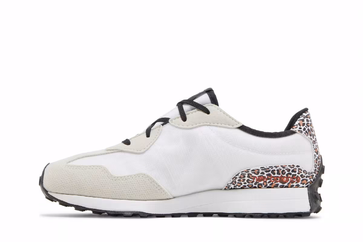 New Balance 327 Big Kid Leopard, view 4