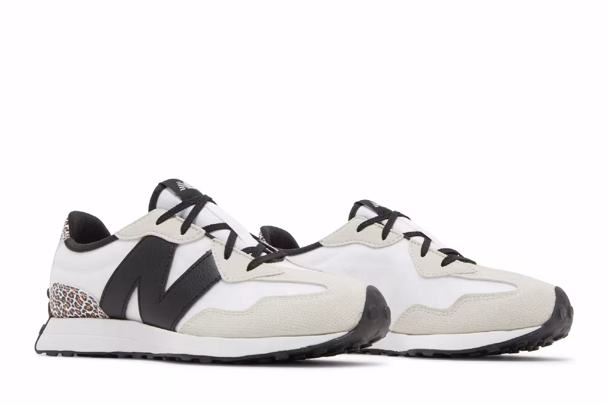 New Balance 327 Big Kid Leopard, view 9