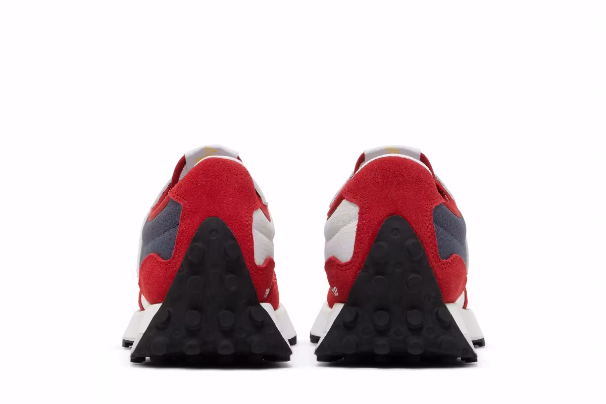 New Balance 327 Natural Indigo Team Red, view 7
