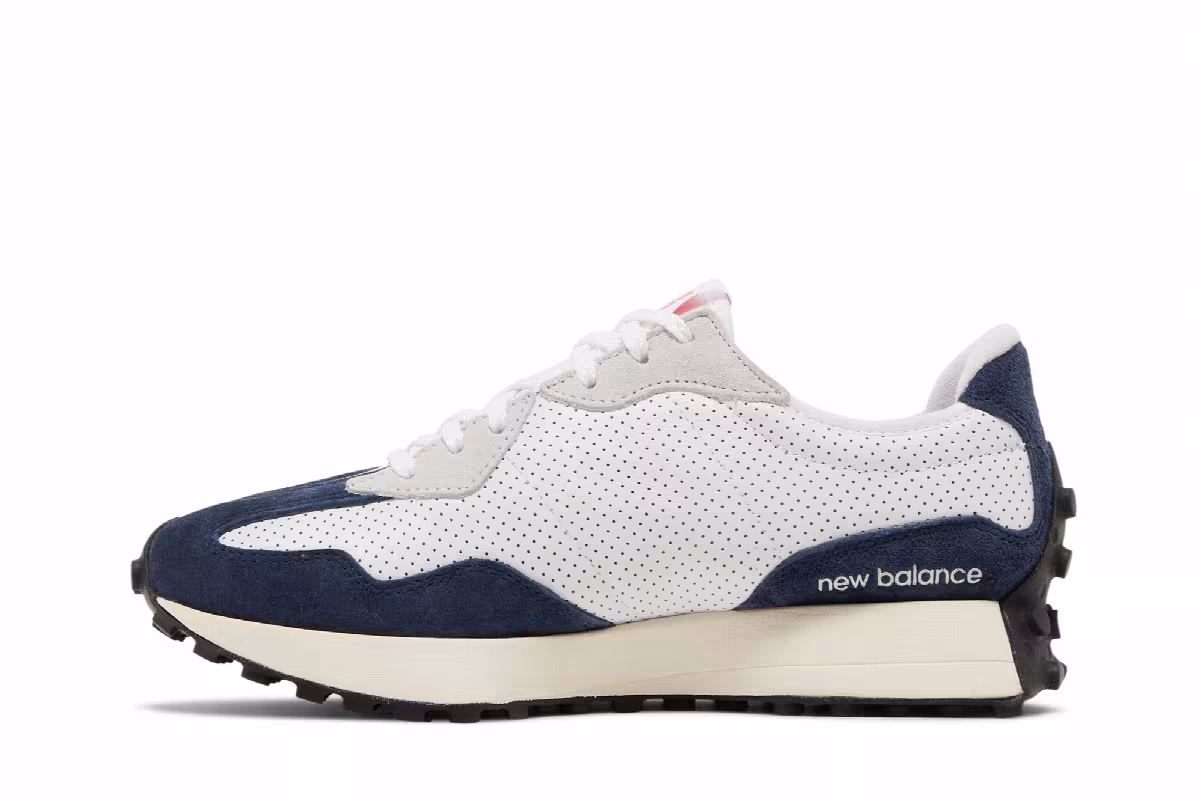 New Balance 327 White Natural Pink, view 4