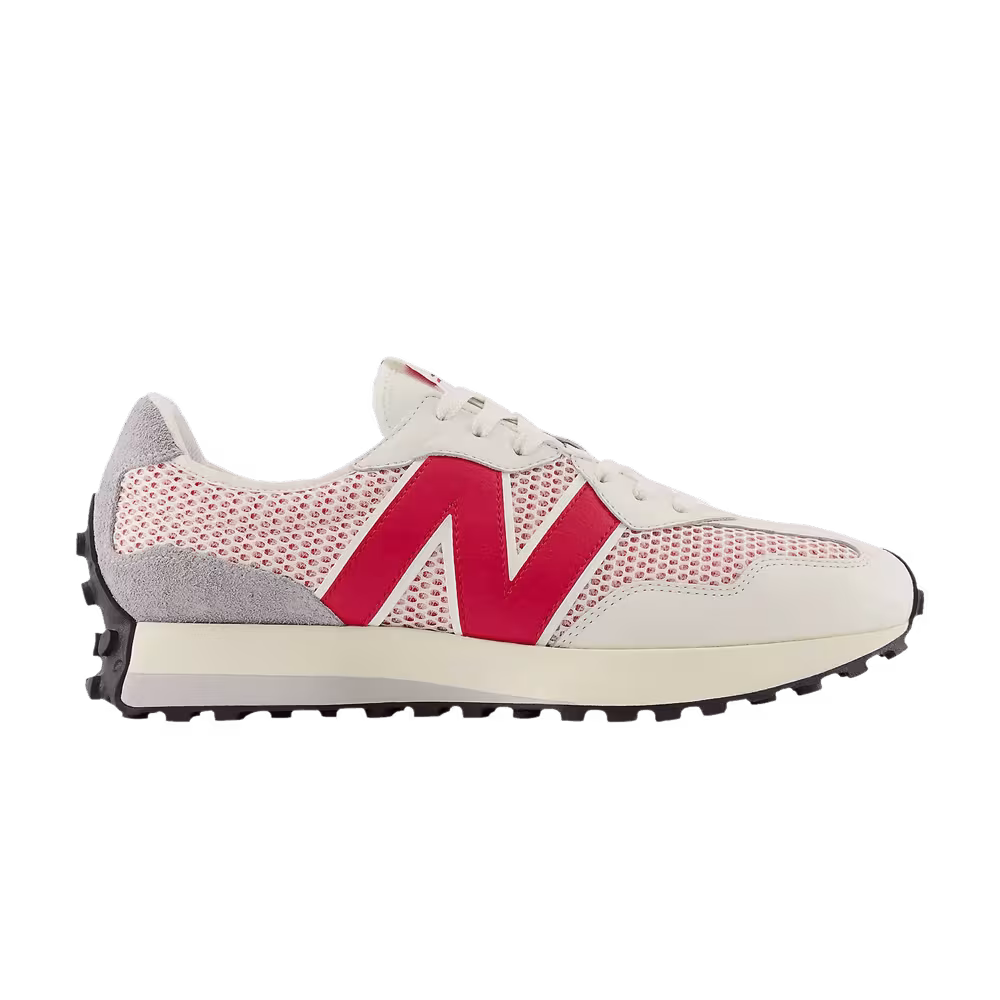 New Balance 327 White Team Red