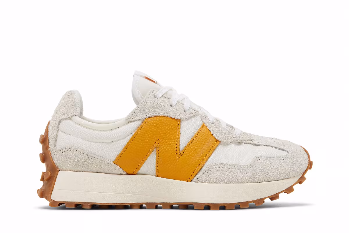 New Balance Women's 327 Sea Salt Golden Hour, view 2
