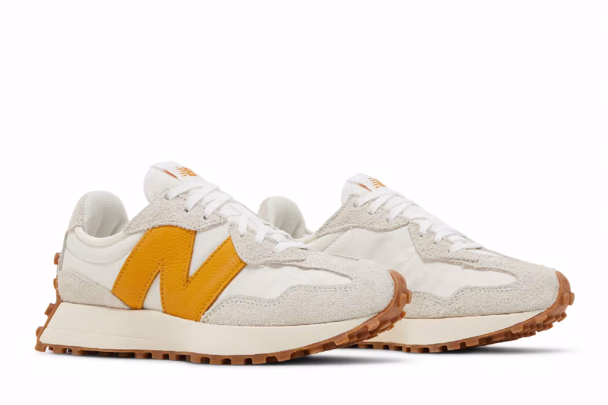 New Balance Women's 327 Sea Salt Golden Hour, view 9