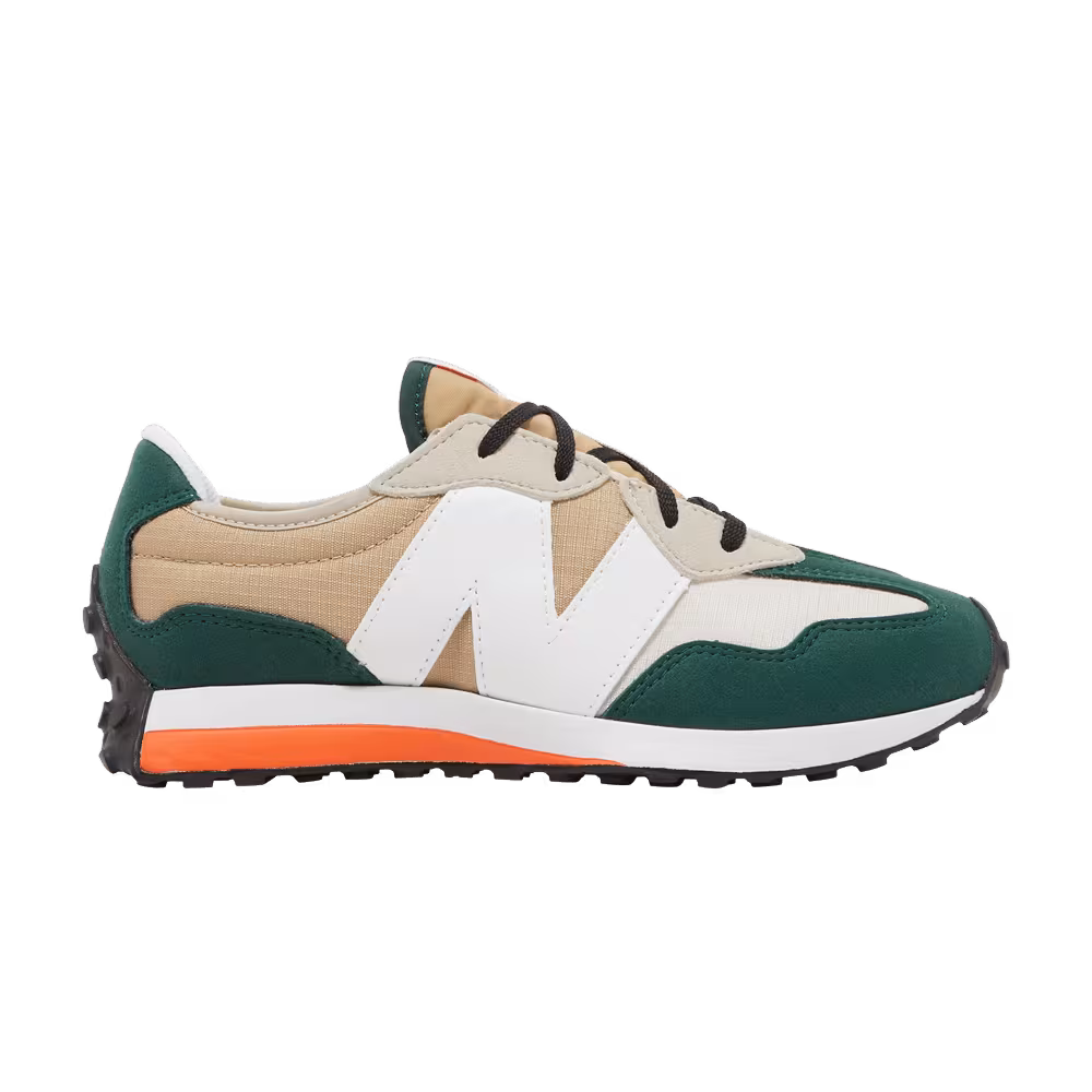 New Balance 327 Big Kid Nightwatch Green Incense