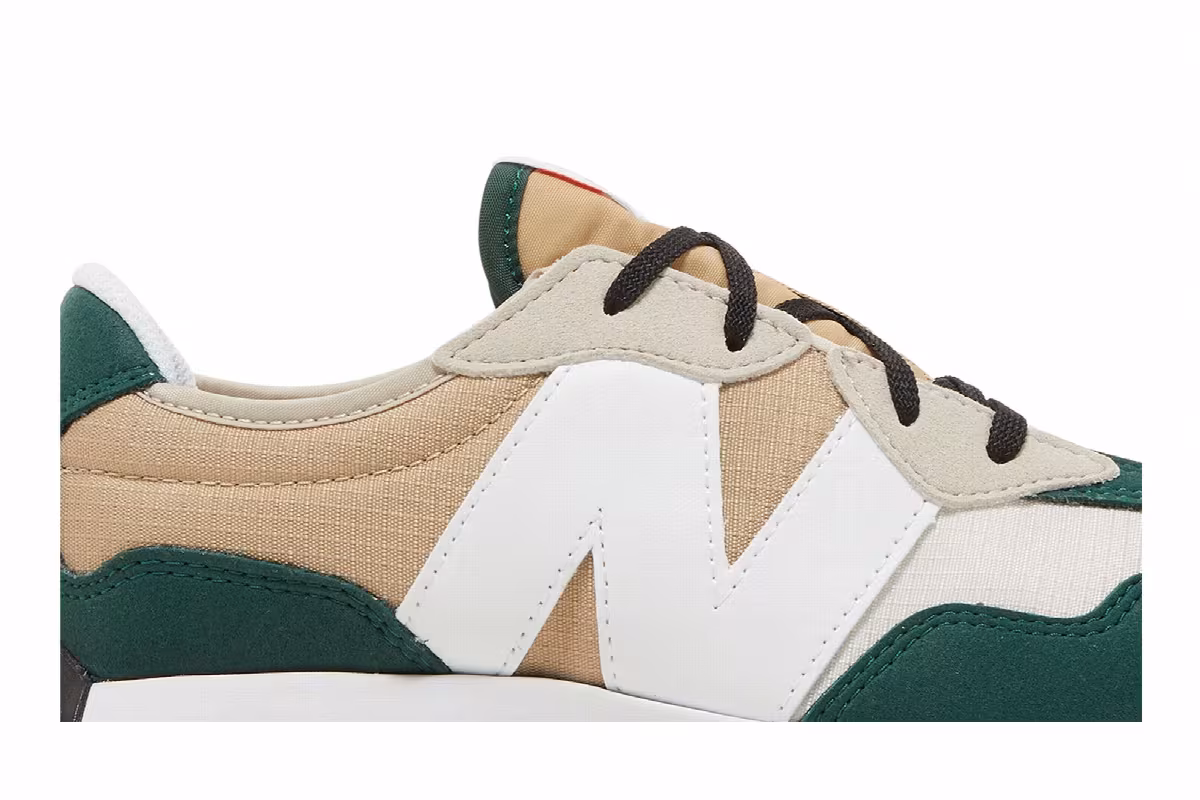New Balance 327 Big Kid Nightwatch Green Incense, view 3