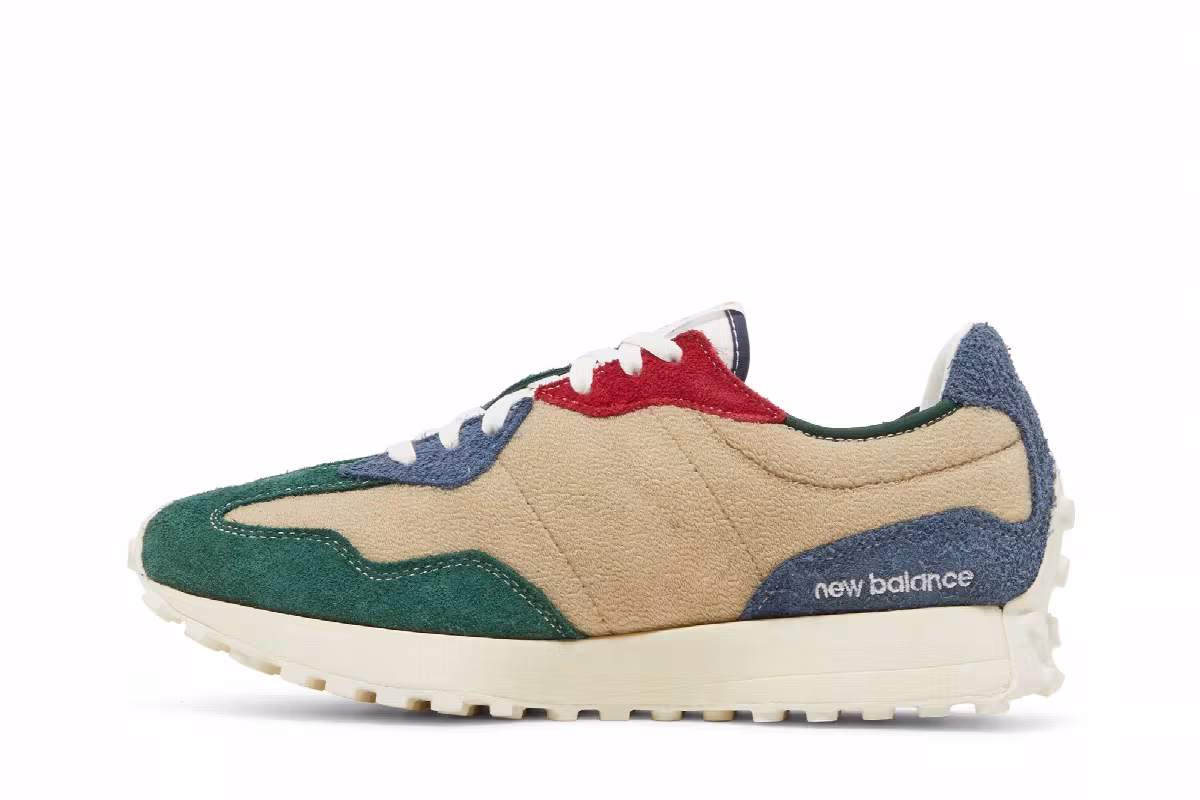 New Balance 327 Golden Hour Nightwatch Green, view 4