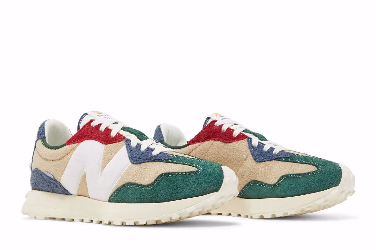 New Balance 327 Golden Hour Nightwatch Green, view 9