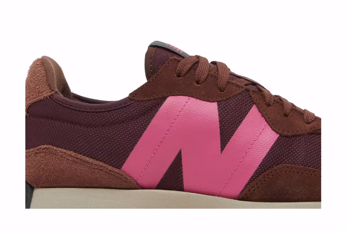 New Balance 327 Burgundy Pink, view 3