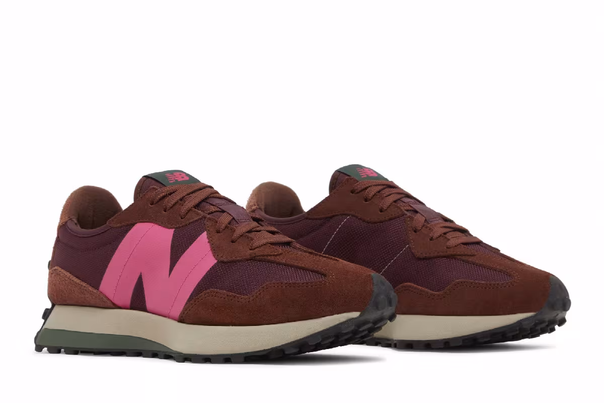 New Balance 327 Burgundy Pink, view 9