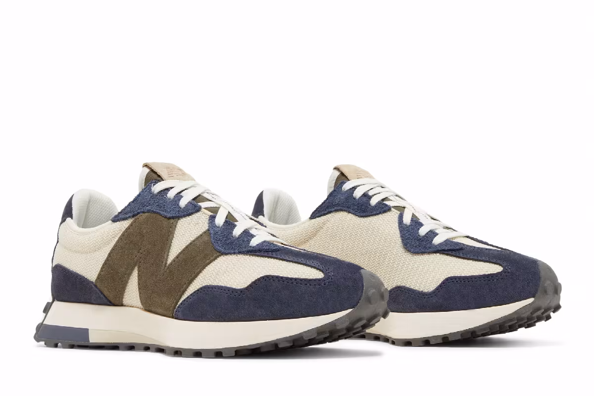 New Balance 327 Beige Navy, view 9