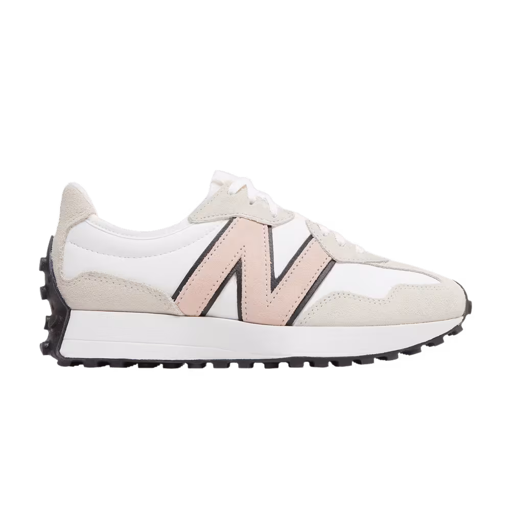 New Balance Women's 327 White Pink Haze