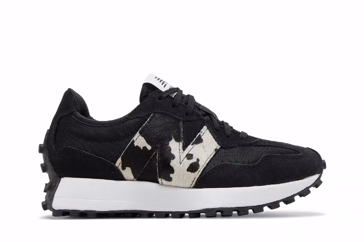 New Balance Women's 327 Animal Pack - Black Lemonade, view 2