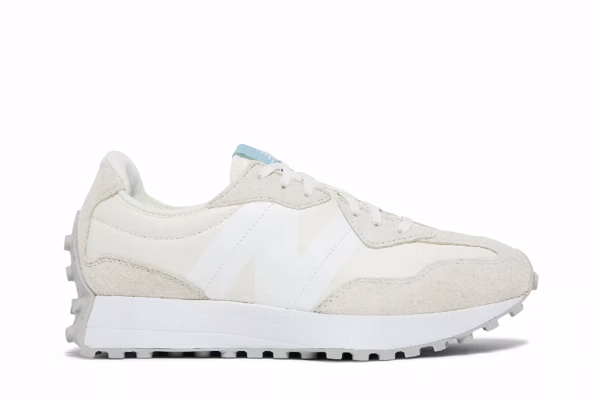 New Balance Women's 327 Sea Salt Ocean Haze, view 2
