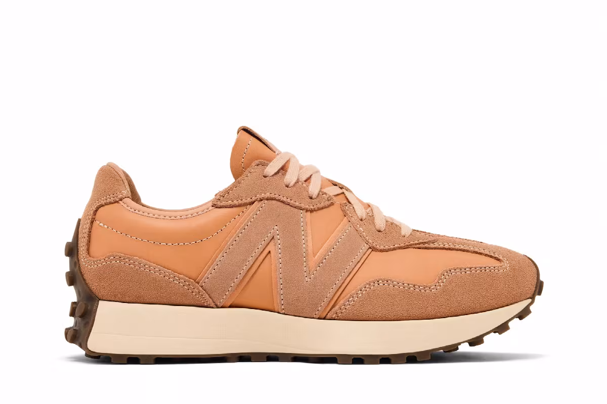 New Balance 327 Toast Tawny Birch, view 2