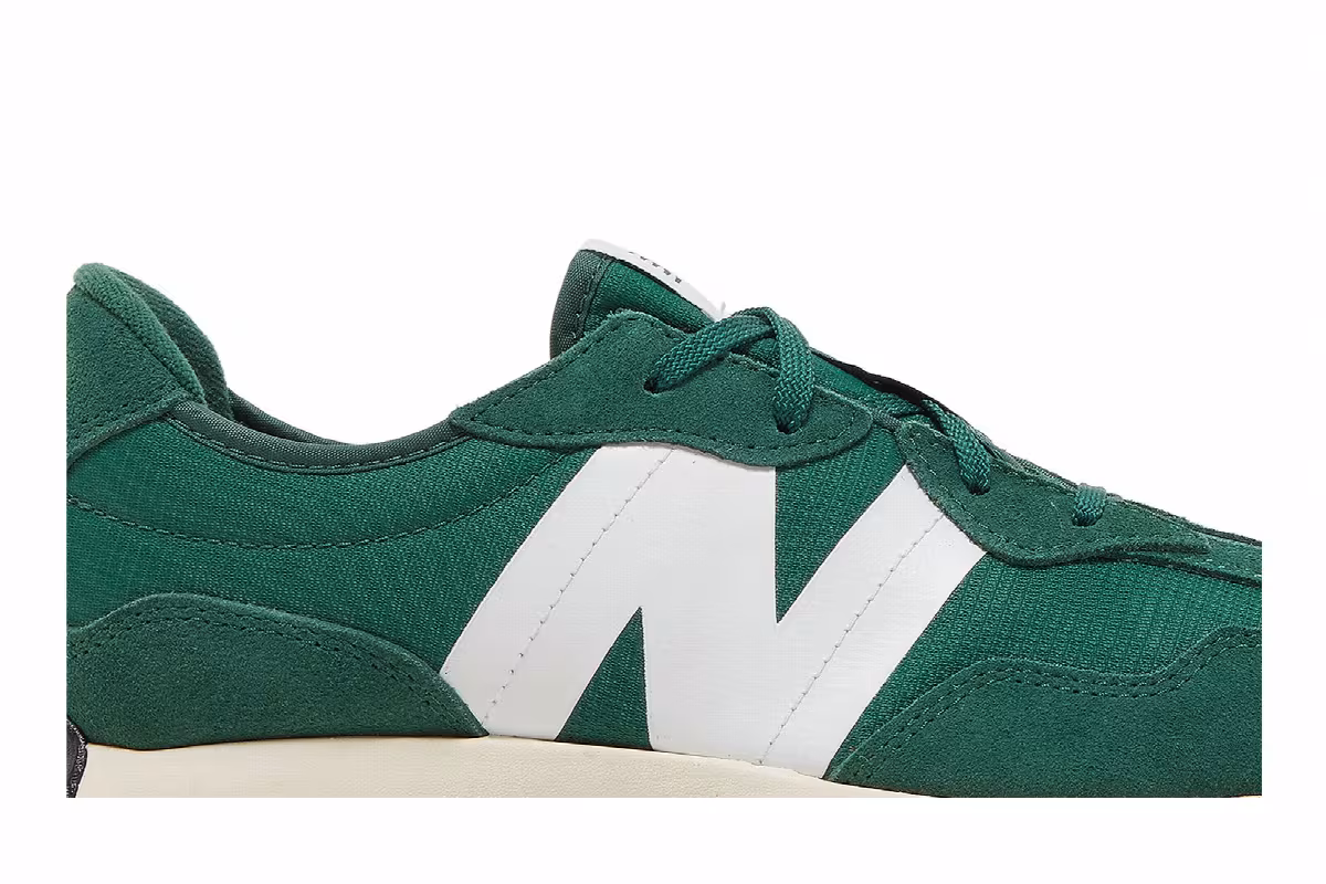 New Balance 327 Big Kid Team Forest Green, view 3