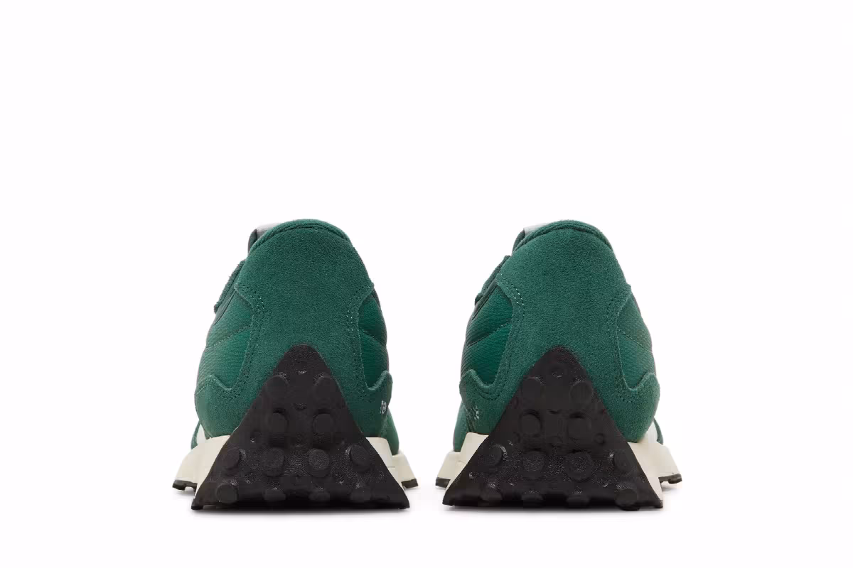 New Balance 327 Big Kid Team Forest Green, view 7