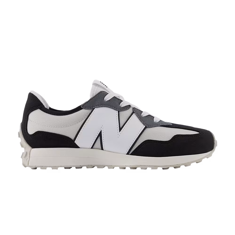 New Balance 327 Big Kid Black Grey Matter White