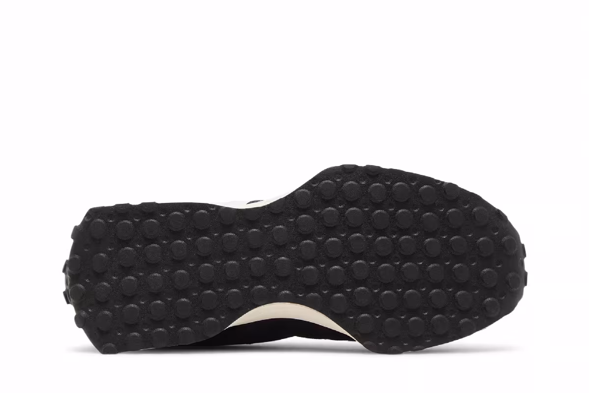 New Balance 327 Big Kid Wide Black White, view 5