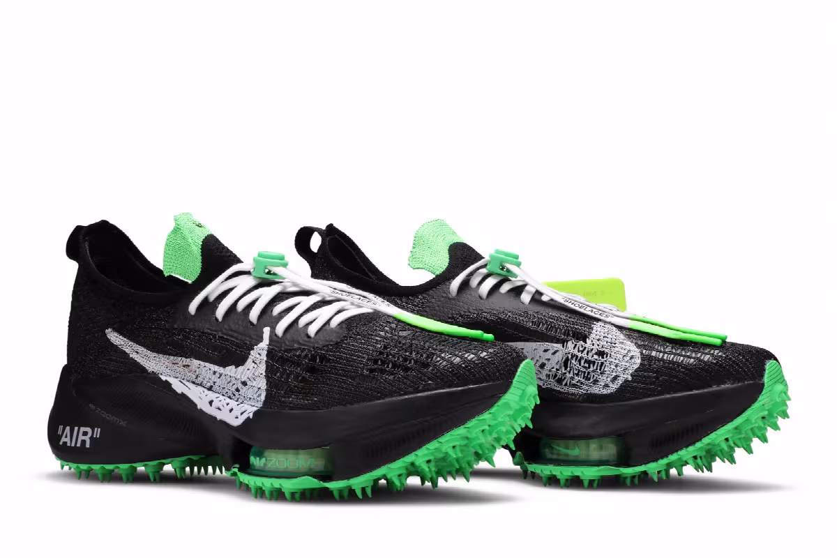 Off-White x Nike Air Zoom Tempo Next% Black, view 9