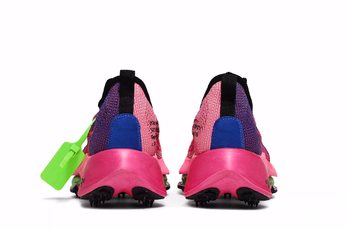 Off-White x Nike Air Zoom Tempo Next% Pink Glow, view 7