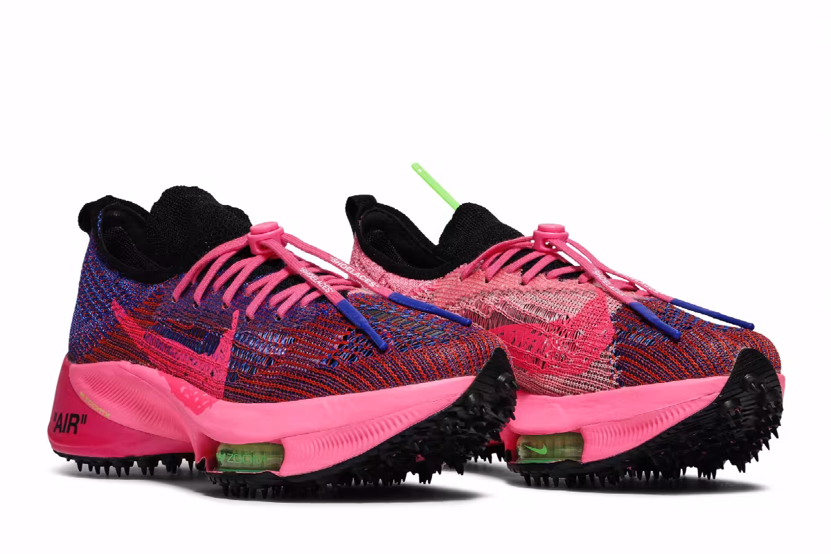 Off-White x Nike Air Zoom Tempo Next% Pink Glow, view 9