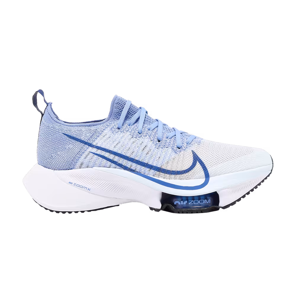 Nike Women's Air Zoom Tempo NEXT% Flyknit Blue White