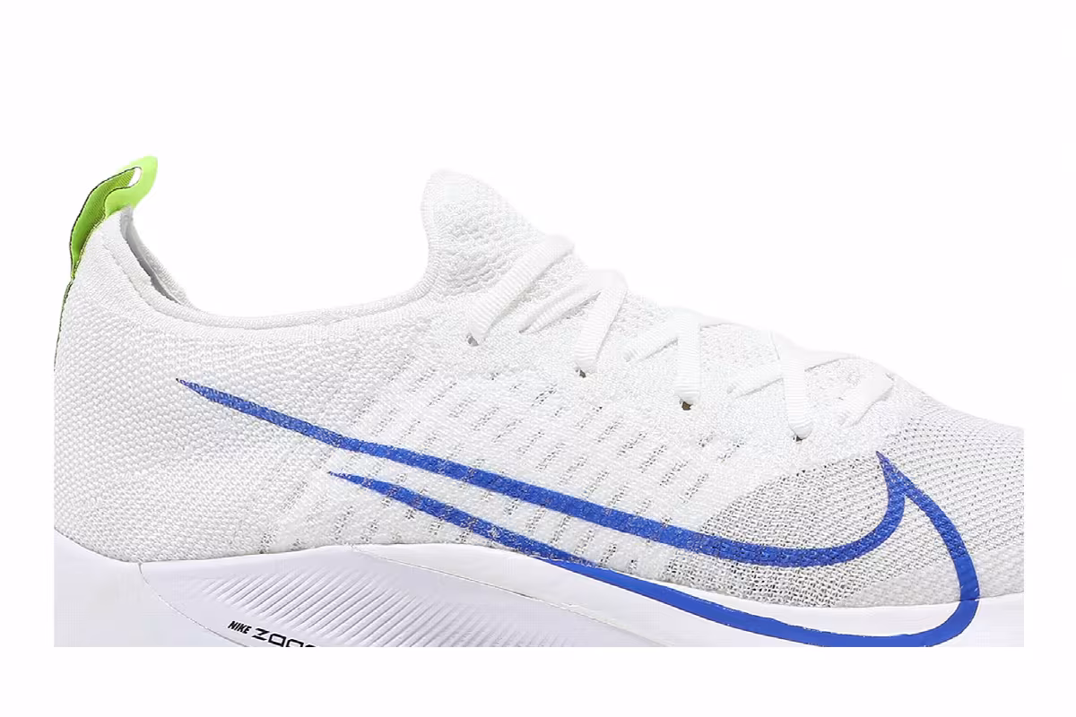 Nike Air Zoom Tempo NEXT% Flyknit White Racer Blue, view 3