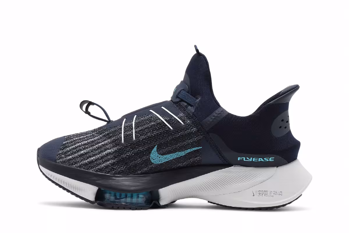 Nike Air Zoom Tempo NEXT% Flyease College Navy, view 4