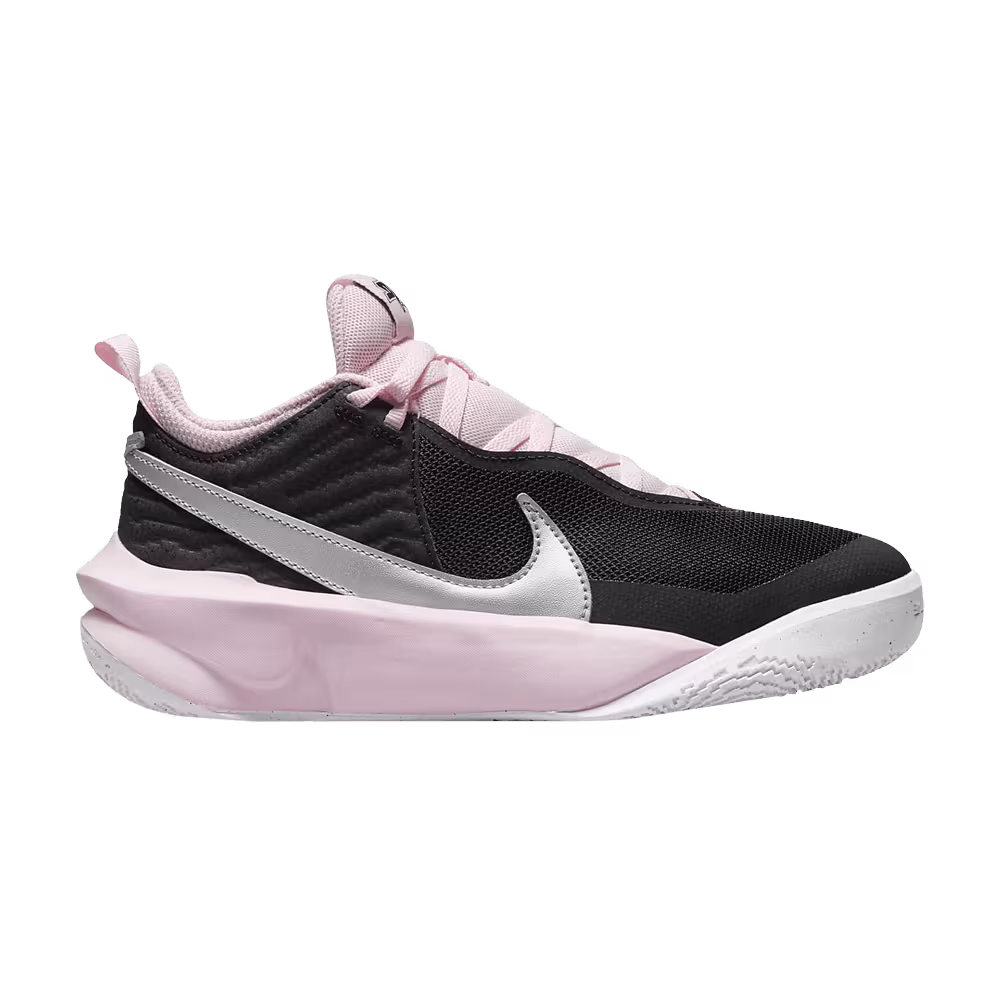 Nike Team Hustle D10 GS Black Pink Foam