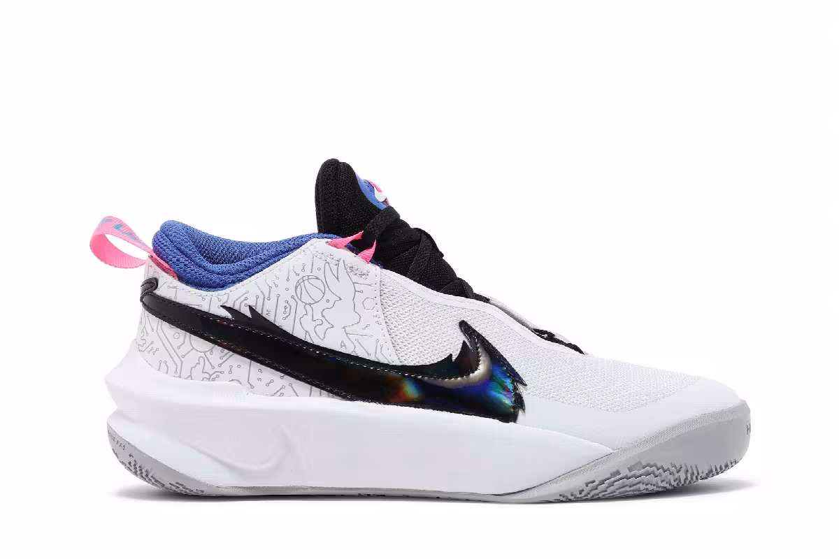 Space Jam x Nike Team Hustle D10 SE GS Computer Chip, view 2