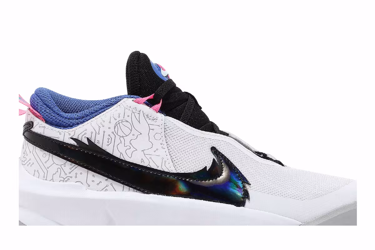 Space Jam x Nike Team Hustle D10 SE GS Computer Chip, view 3
