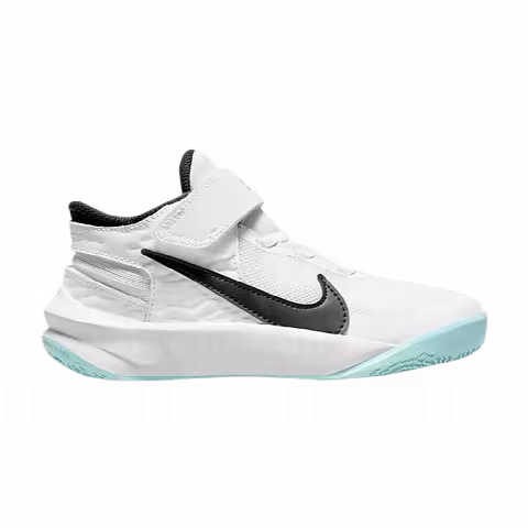 Nike Team Hustle D10 FlyEase PS 'White Black'