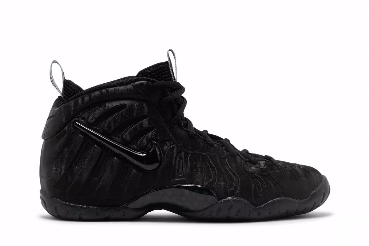 Nike Little Posite Pro GS Black Cat, view 2