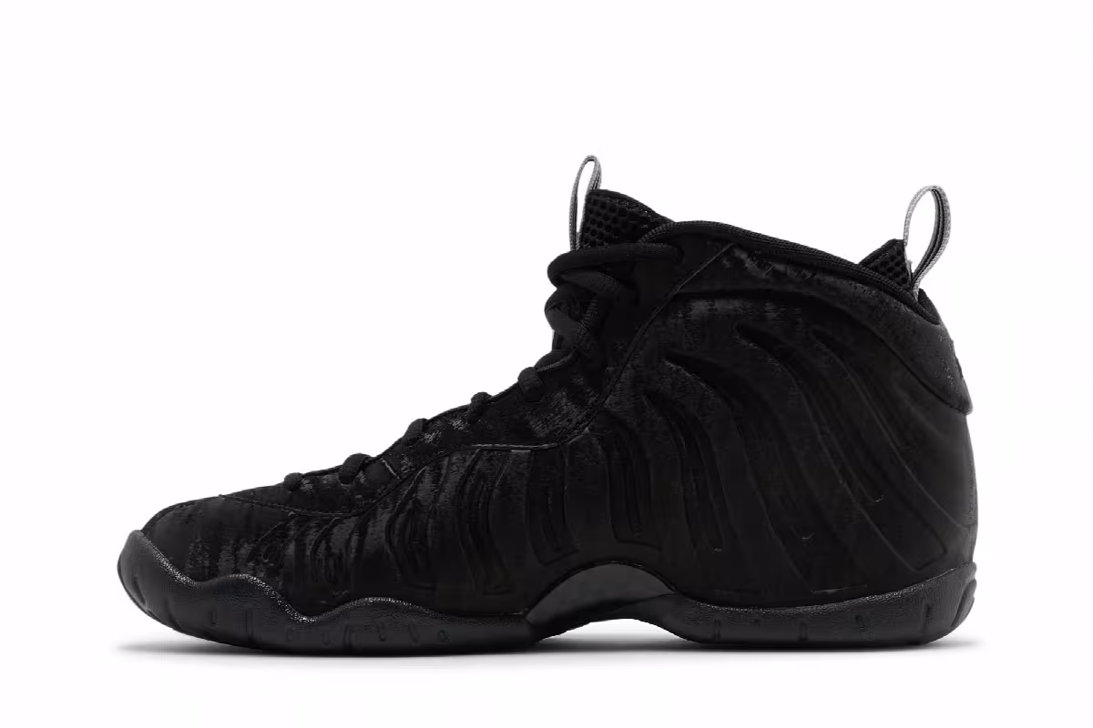 Nike Little Posite Pro GS Black Cat, view 4
