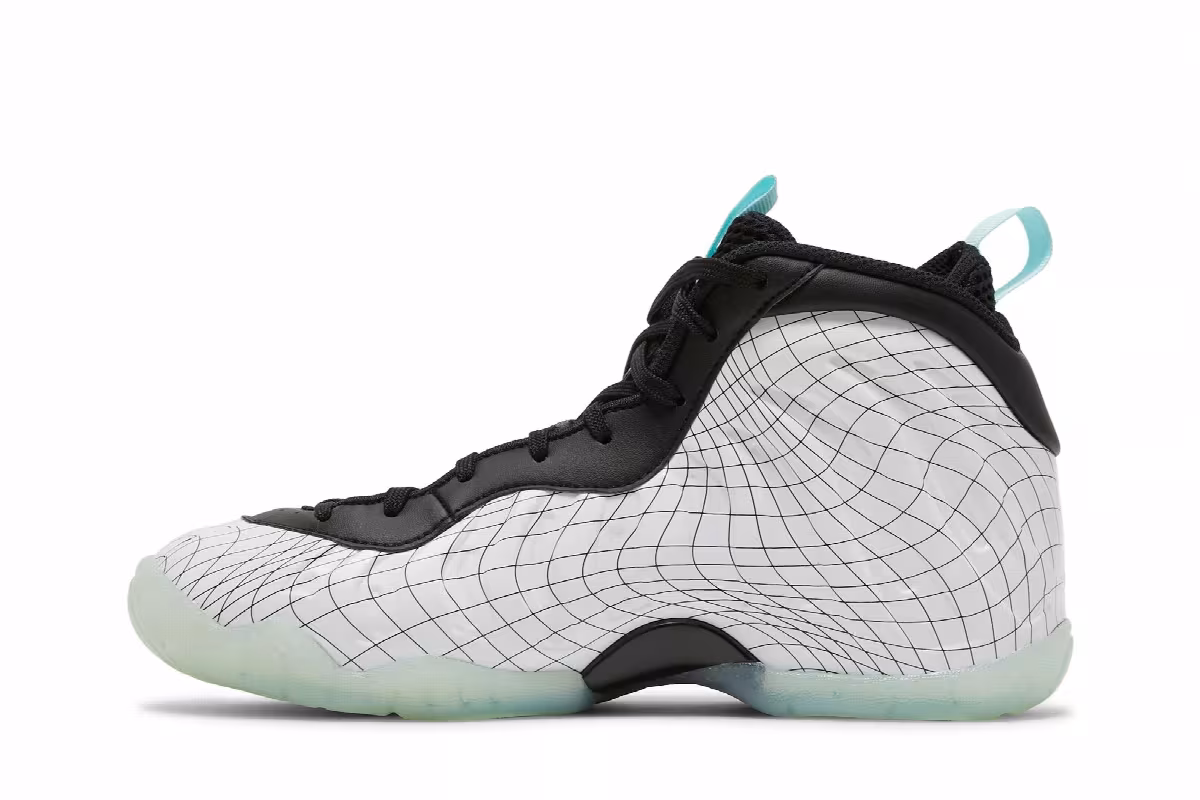 Nike Little Posite One GS Warped Grid, view 4