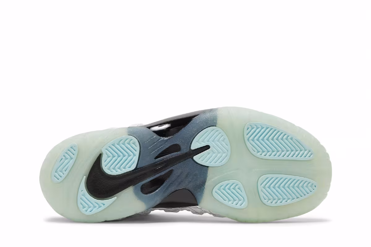 Nike Little Posite One GS Warped Grid, view 5