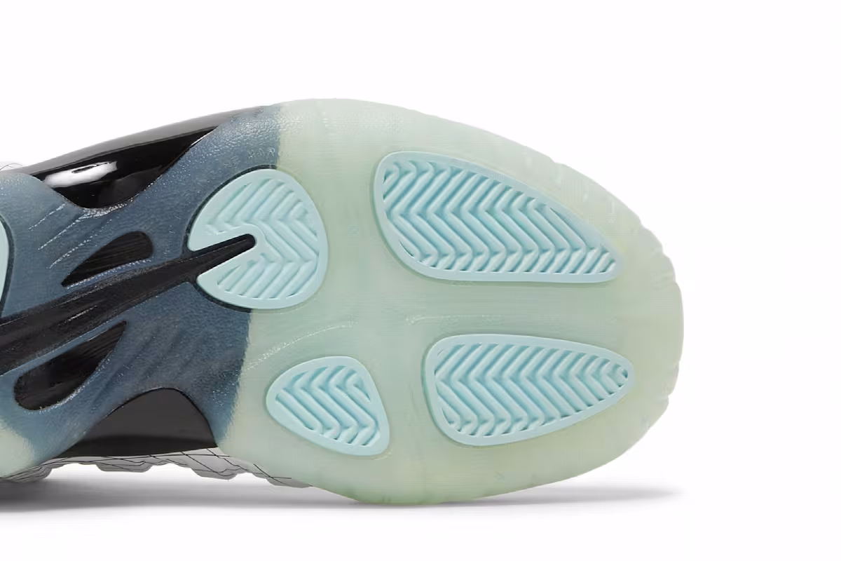 Nike Little Posite One GS Warped Grid, view 6