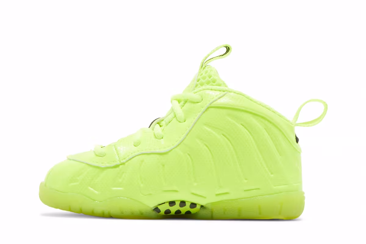 Nike Little Posite One TD Volt, view 4