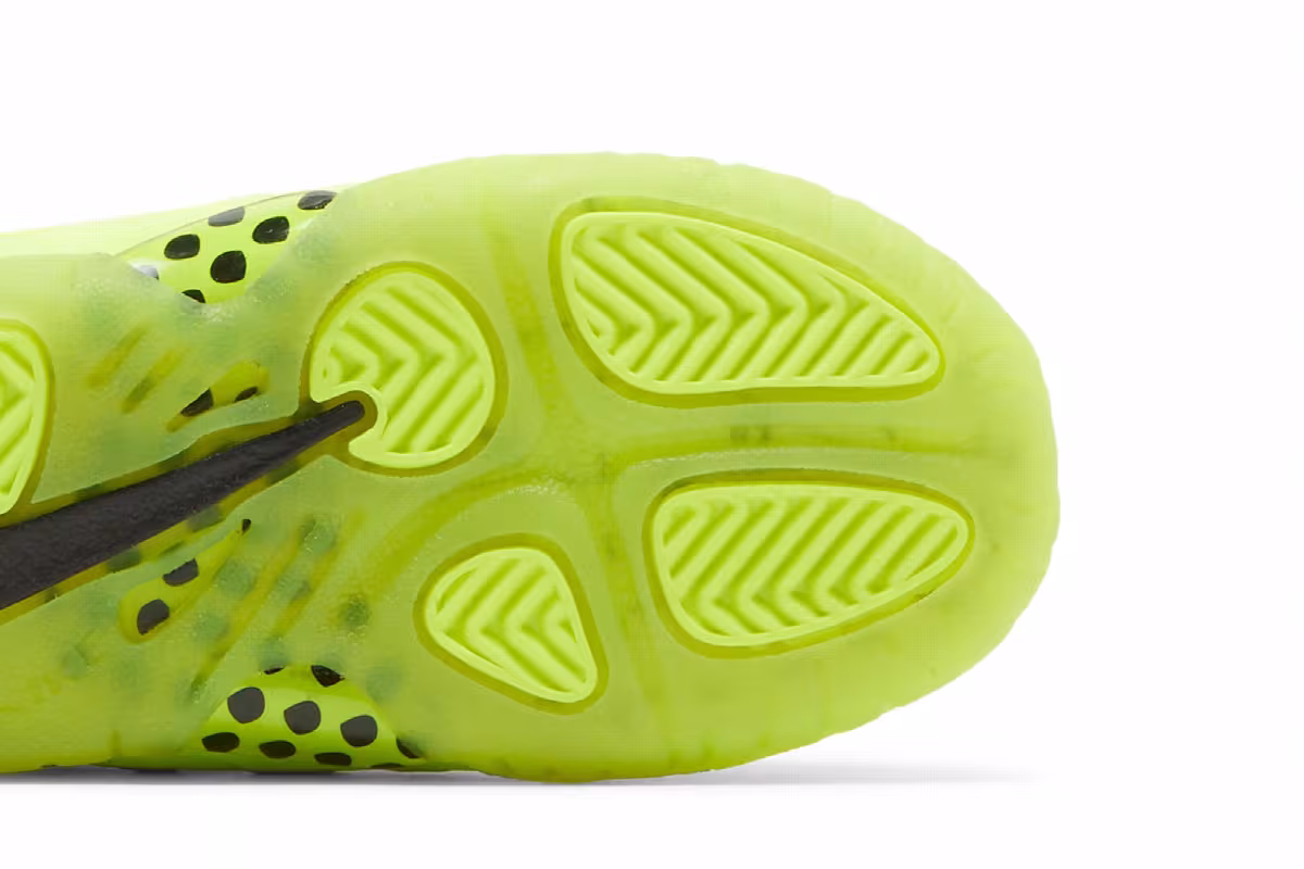 Nike Little Posite One TD Volt, view 6