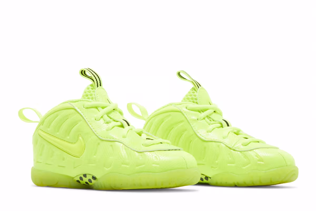Nike Little Posite One TD Volt, view 9