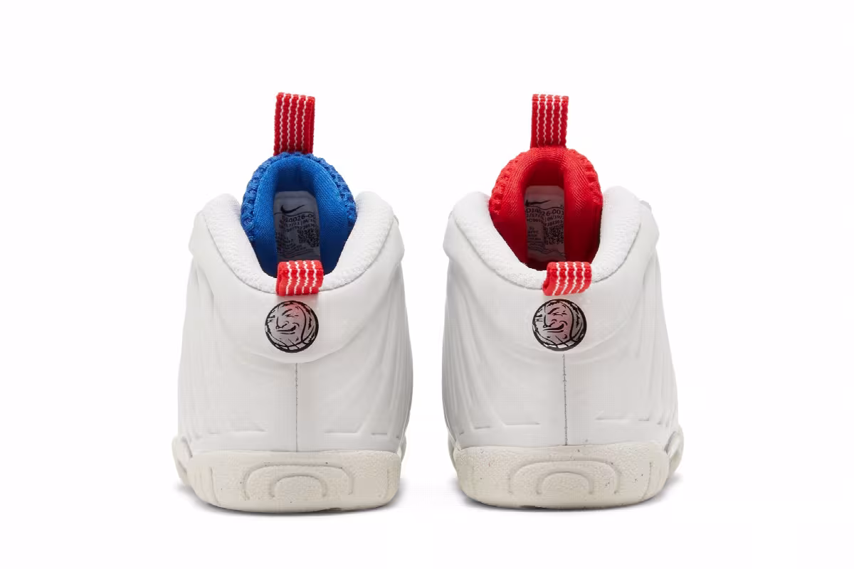 Nike Little Posite One TD USA Moon, view 7