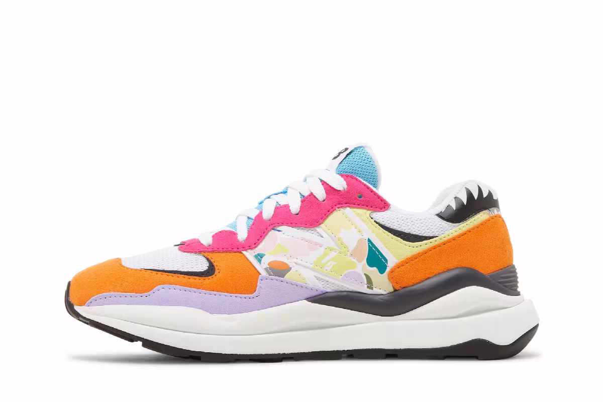 BAPE x New Balance 57/40 Multi-Color, view 4